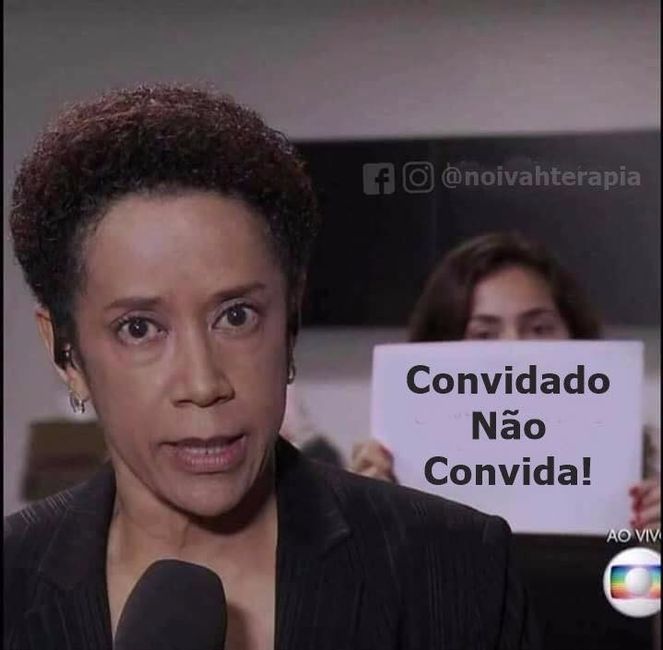 Levar alguém que não foi convidado
